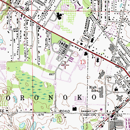 Topographic Map of Berrien County Youth Fairgrounds, MI