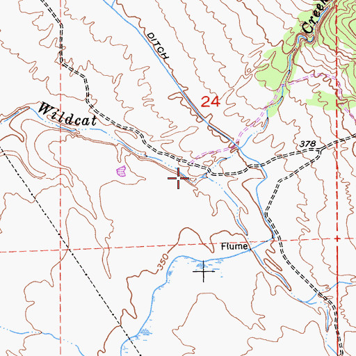 Topographic Map of Wildcat Canyon, CA