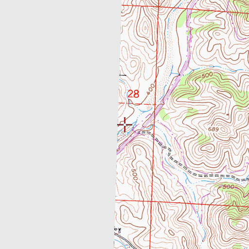 Topographic Map of Wildcat Creek, CA