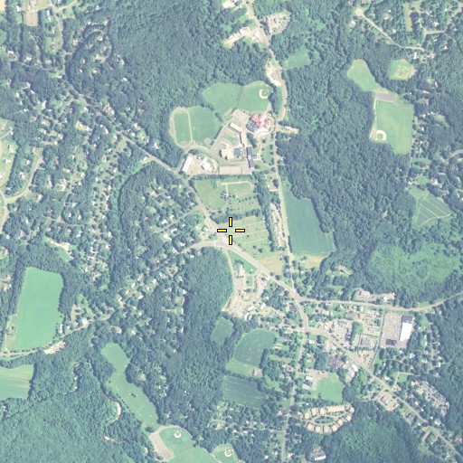 Aerial/Satellite Image of Salmon Brook Census Designated Place, CT