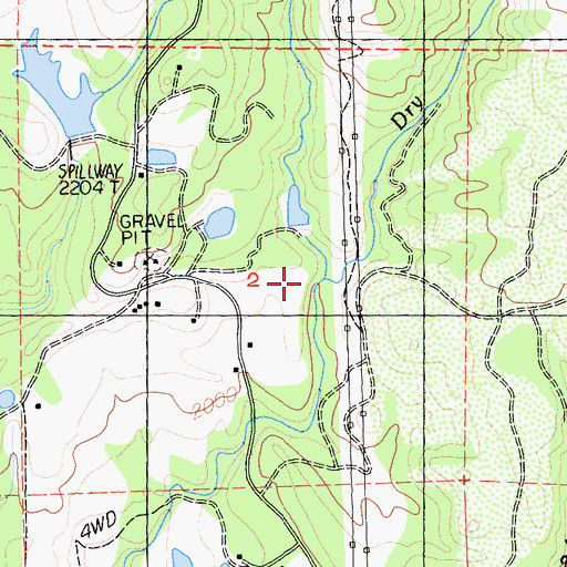 Topographic Map of Wildcat Creek, CA