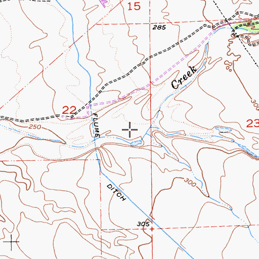 Topographic Map of Wildcat Creek, CA