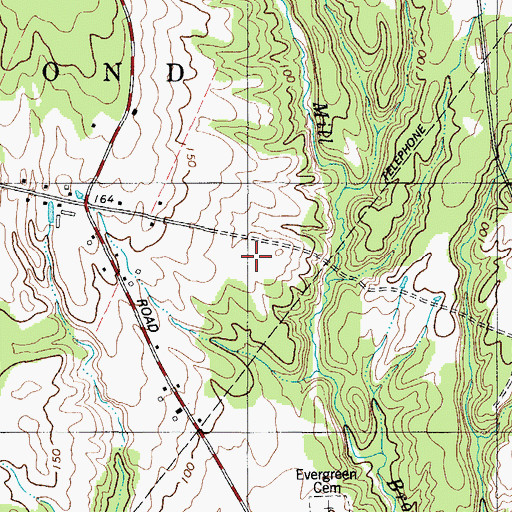 Topographic Map of Richmond Census Designated Place, ME