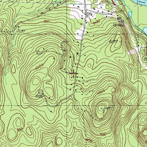 Topographic Map of Plymouth Census Designated Place, NH
