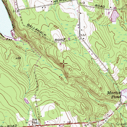 Topographic Map of Town of East Haddam, CT