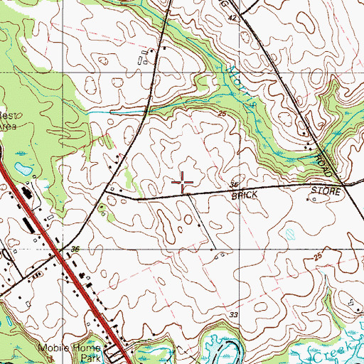 Topographic Map of Delaware State Emergency Management Agency, DE