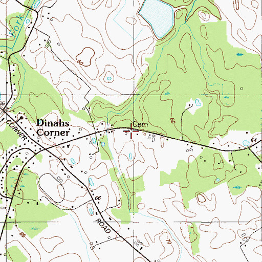 Topographic Map of Forest Grove Seventh Day Adventist Church, DE