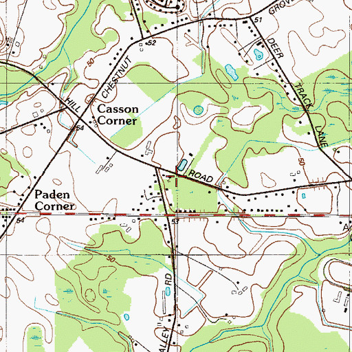Topographic Map of New Hope Pentecostal Church, DE