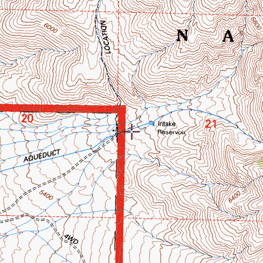 Topographic Map of Willow Creek, CA