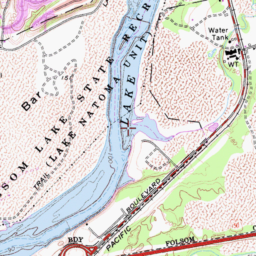 Topographic Map of Willow Creek, CA