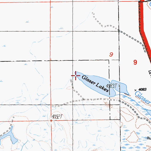 Topographic Map of Willow Creek, CA