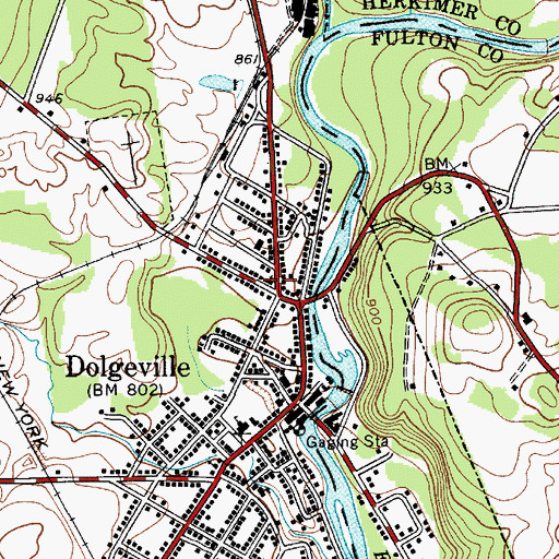 Topographic Map of Saint Joseph's Roman Catholic Church, NY
