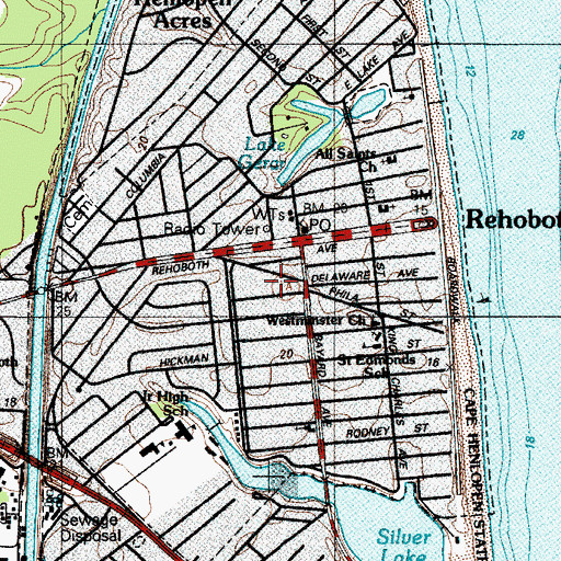 Topographic Map of Anna Hazzard Museum, DE