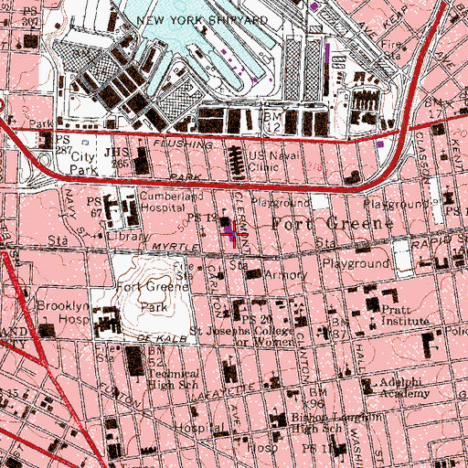 Topographic Map of Oracle Playground, NY