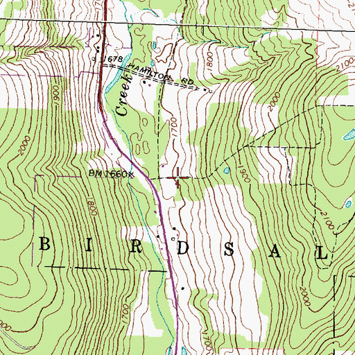 Topographic Map of Black Creek School (historical), NY