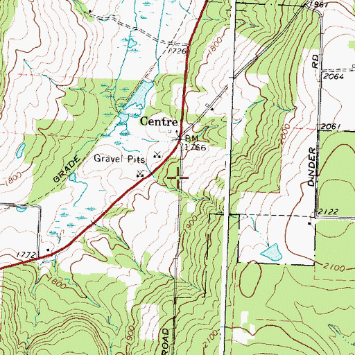 Topographic Map of School Number 1 (historical), NY