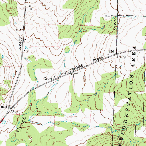 Topographic Map of School Number 5 (historical), NY