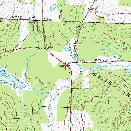 Topographic Map of School Number 5 (historical), NY