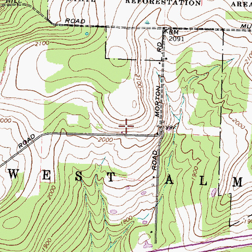 Topographic Map of School Number 6 (historical), NY