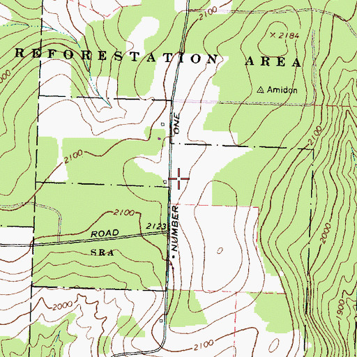 Topographic Map of School Number 6 (historical), NY