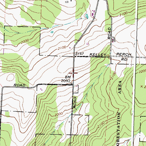 Topographic Map of School Number 7 (historical), NY