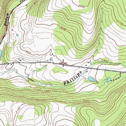 Topographic Map of School Number 8 (historical), NY