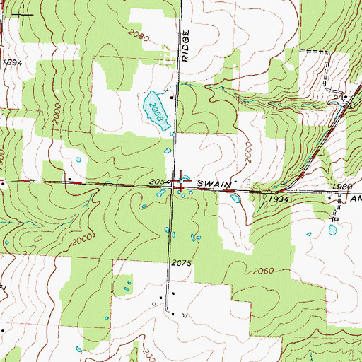 Topographic Map of School Number 17 (historical), NY