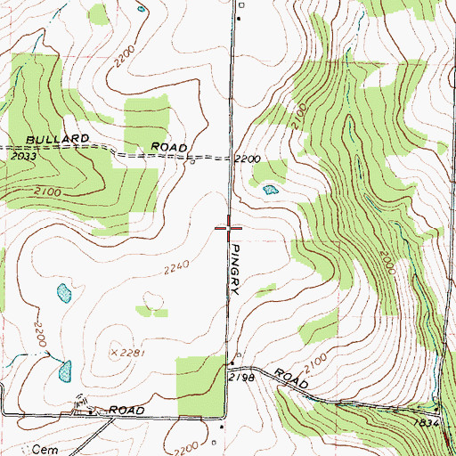 Topographic Map of School Number 3 (historical), NY