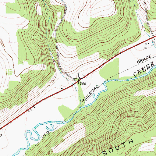 Topographic Map of School Number 4 (historical), NY
