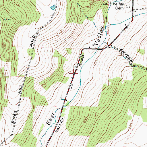 Topographic Map of School Number 4 (historical), NY