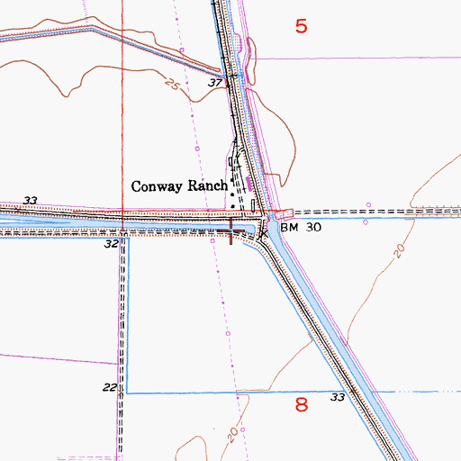 Topographic Map of Willow Slough, CA