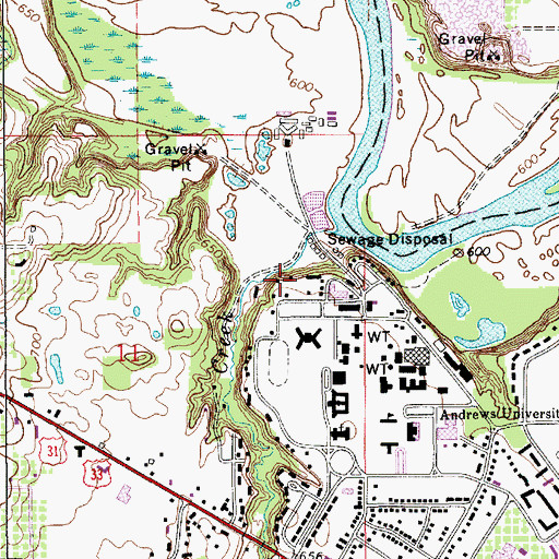 Topographic Map of Institute for Prevention of Addictions, MI