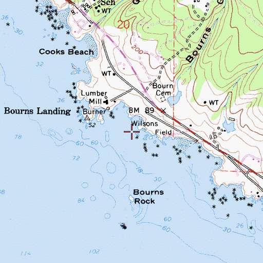 Topographic Map of Wilsons Field, CA