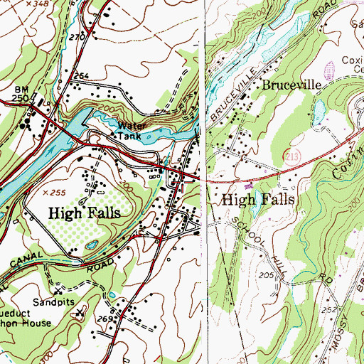 Topographic Map of Clove Reformed Church, NY