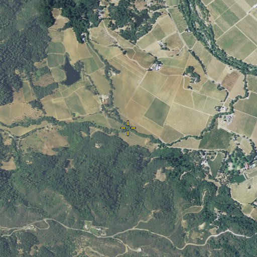 Aerial/Satellite Image of Wine Creek, CA