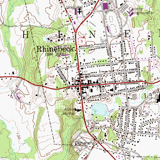 Topographic Map of Starr Institute, NY