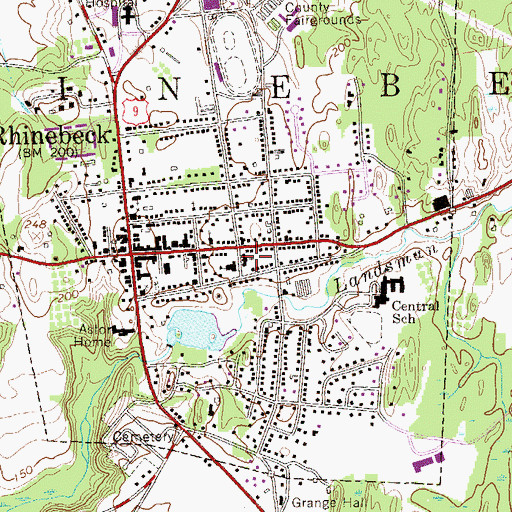 Topographic Map of Good Shepherd Roman Catholic Church, NY
