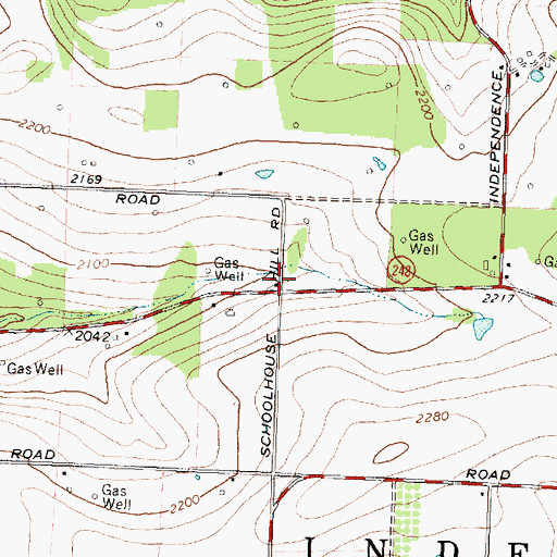 Topographic Map of School Number 7 (historical), NY