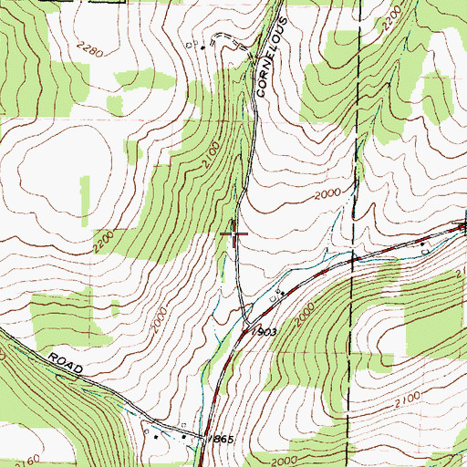 Topographic Map of School Number 7 (historical), NY