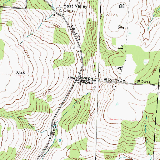 Topographic Map of School Number 7 (historical), NY