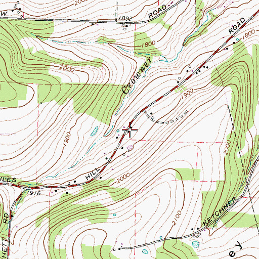 Topographic Map of School Number 10 (historical), NY
