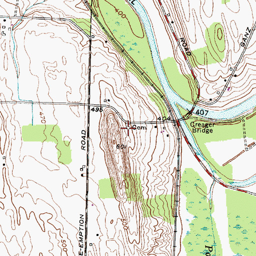 Topographic Map of School Number 18 (historical), NY