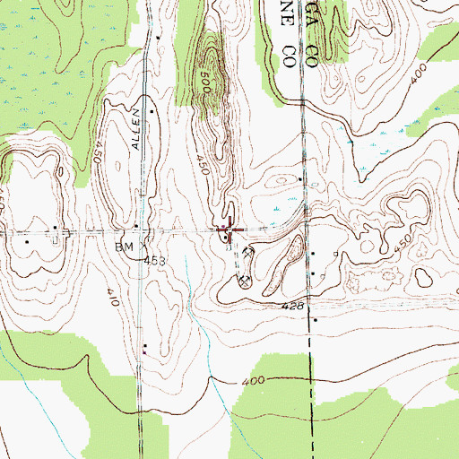 Topographic Map of School Number 9 (historical), NY