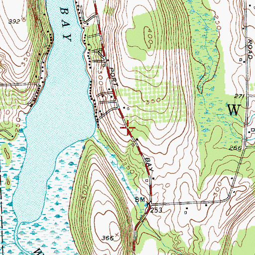 Topographic Map of School Number 13 (historical), NY