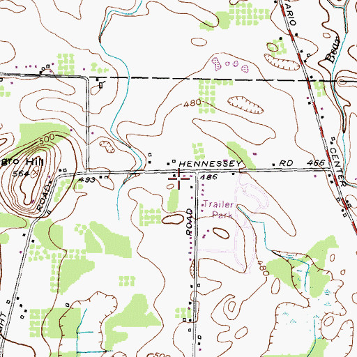 Topographic Map of School Number 11 (historical), NY