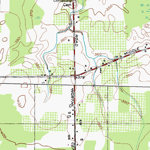 Topographic Map of School Number 6 (historical), NY