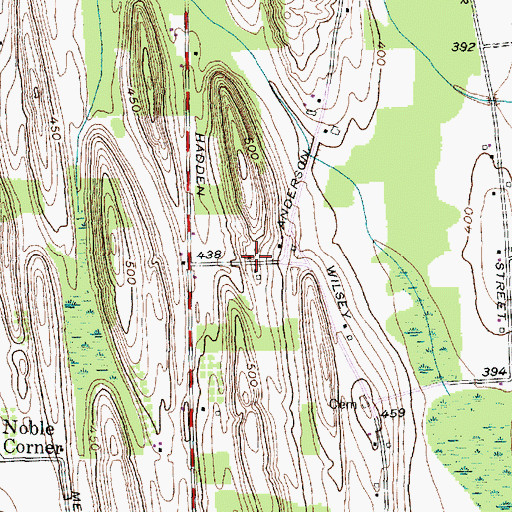 Topographic Map of School Number 6 (historical), NY