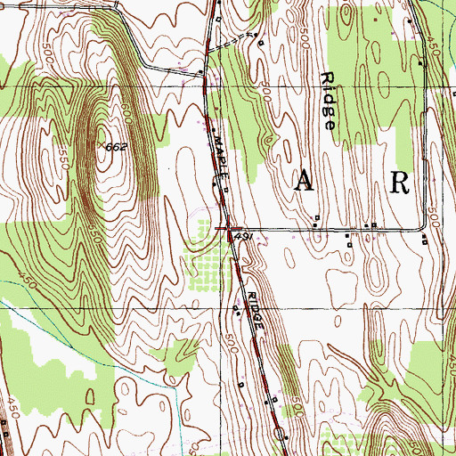 Topographic Map of School Number 17 (historical), NY
