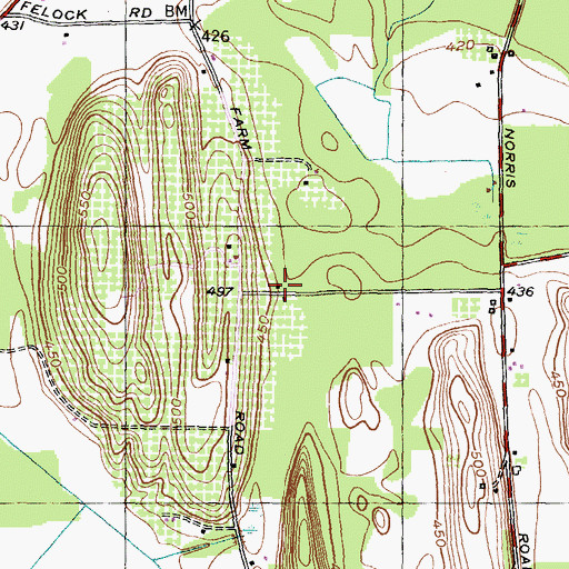 Topographic Map of School Number 19 (historical), NY