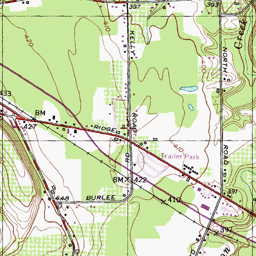 Topographic Map of School Number 22 (historical), NY